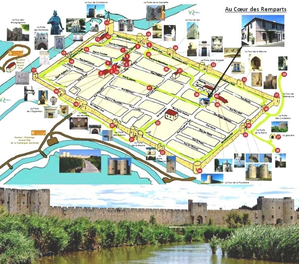 에그모르트 Au Coeur Des Remparts 아파트 외부 사진